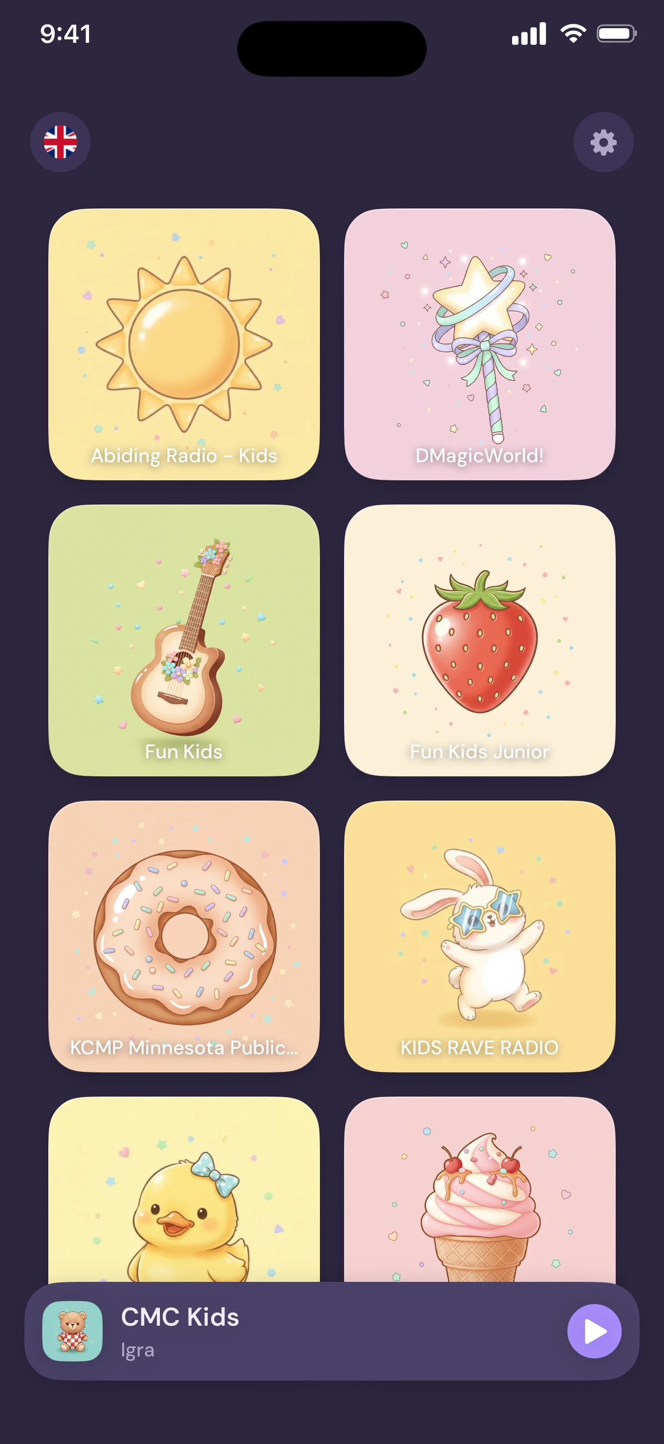 minim kids app screenshot