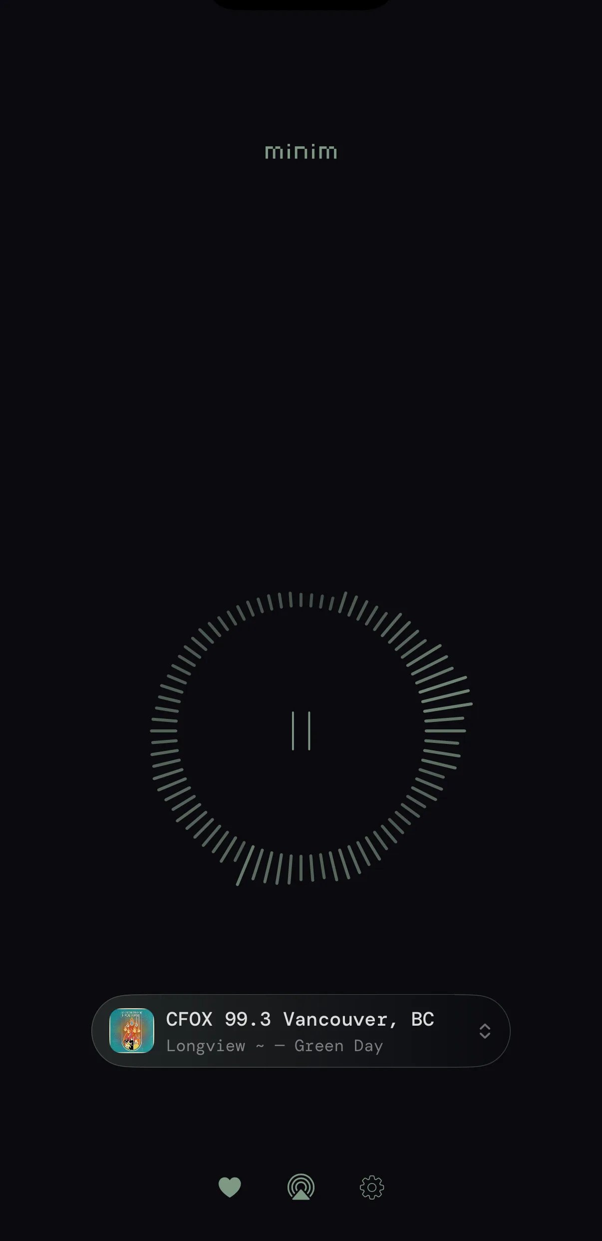 minim in accent mode